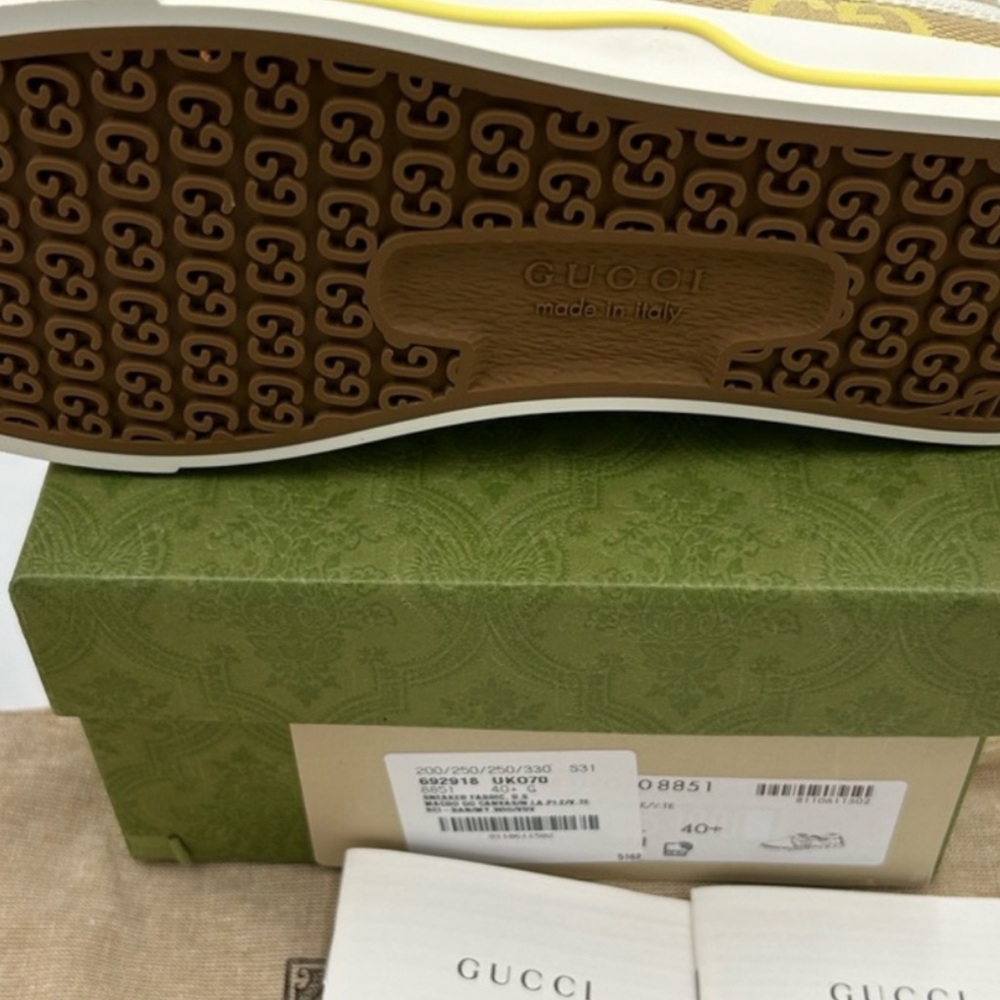 Women's Gucci tennis 1977 original canvas sneakers . Size 41 - Picture 5 of 8